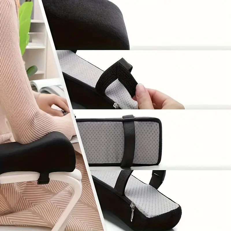 Ergonomiske armlænshynder i memory foam – 2-pak