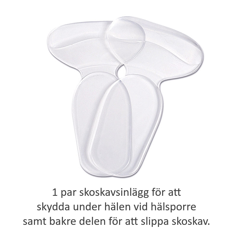Skoindlæg, hæl (2 stk.), Hælspore