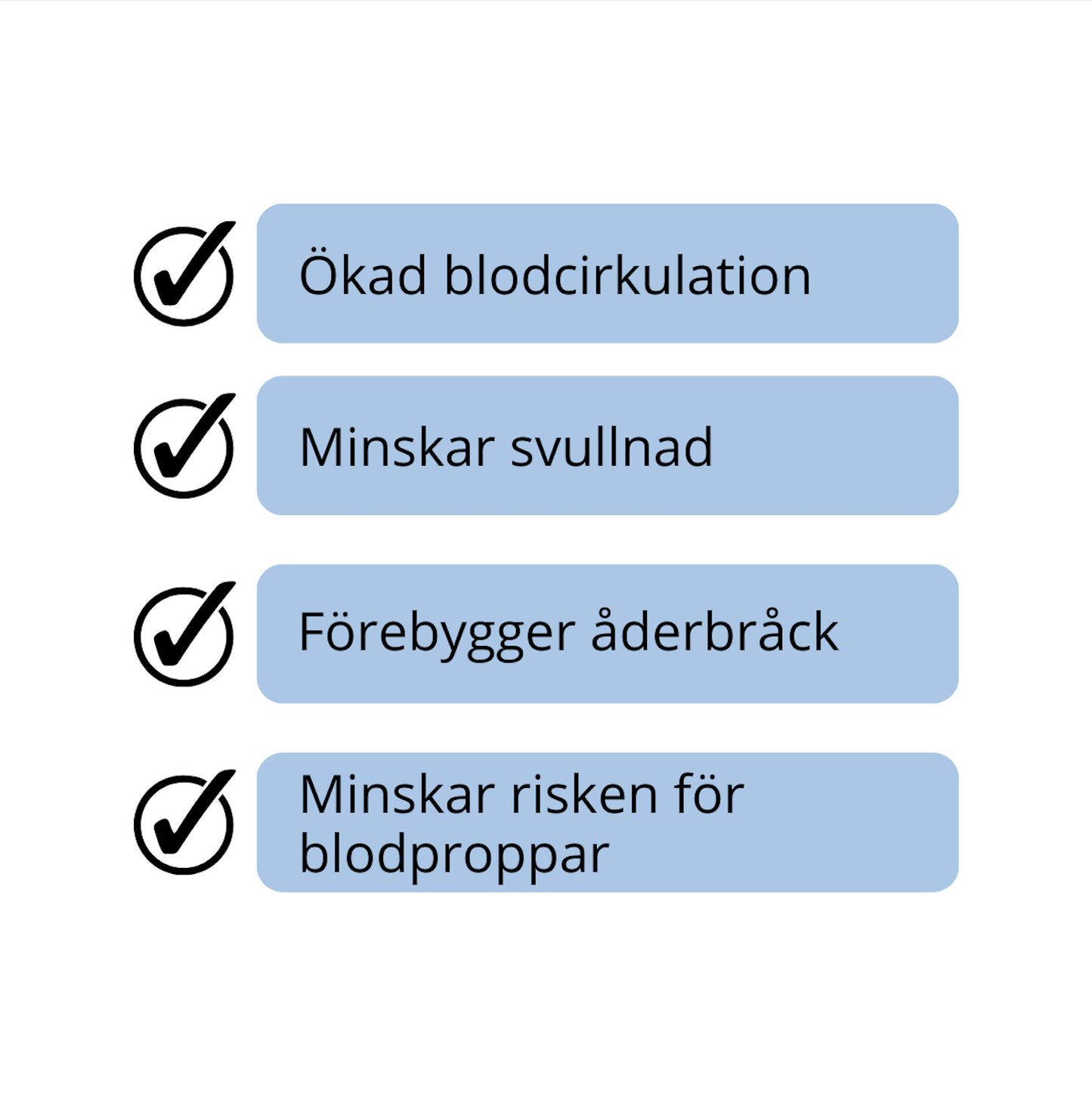 Støttestrømper - Fremmer sund blodgennemstrømning
