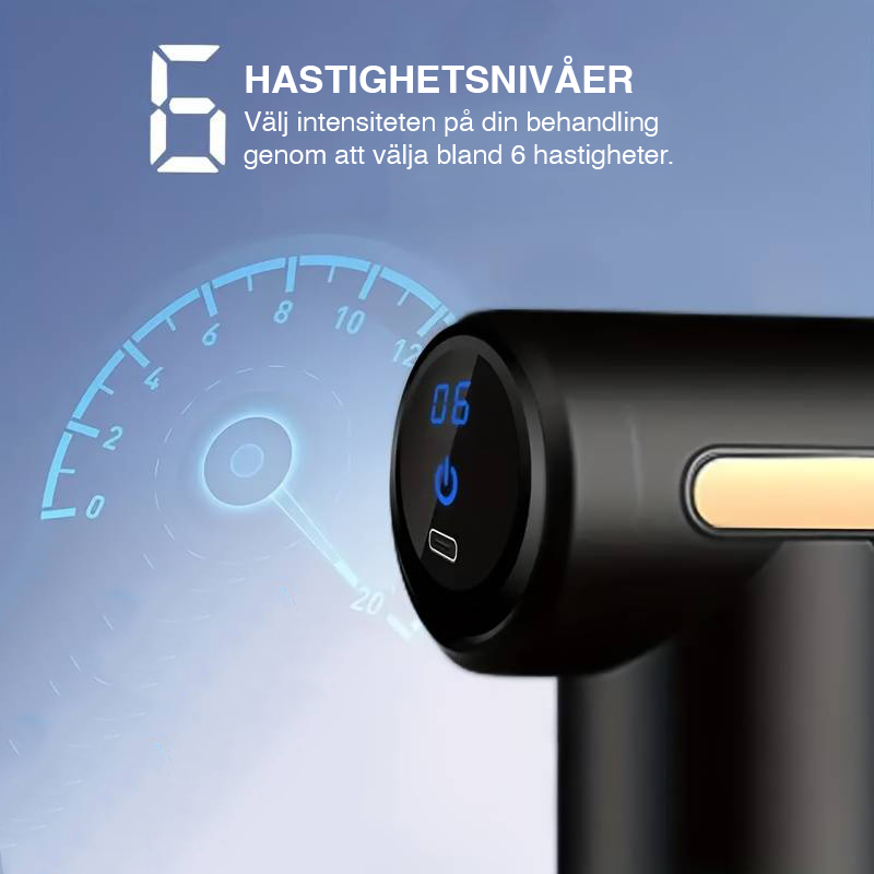Professionel mini-massagepistol til muskelafslapning