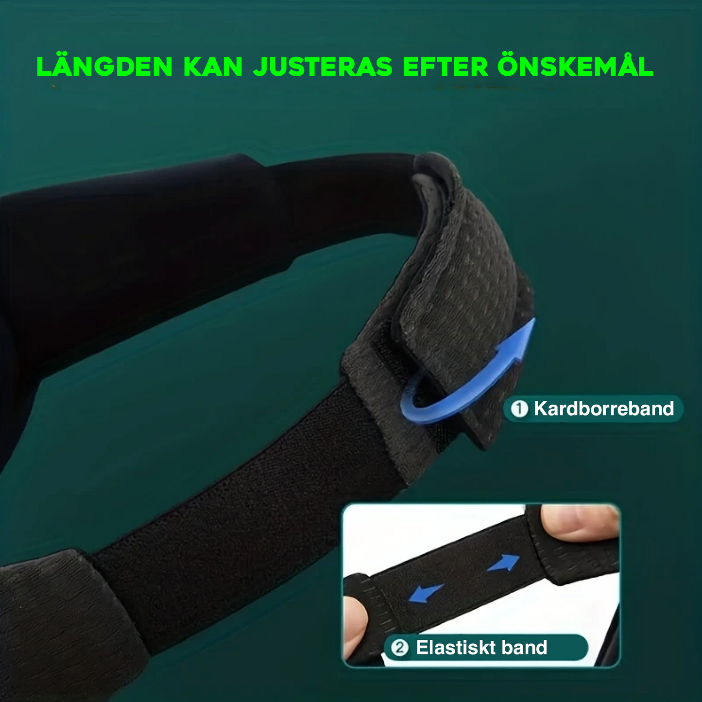 3D sovmask som visar på att måttet kan justeras.