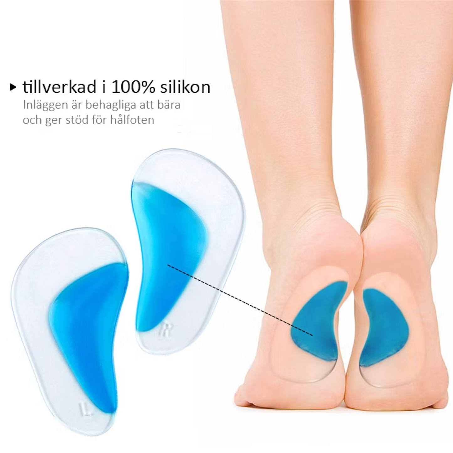 Hallux valgus støtte pronation