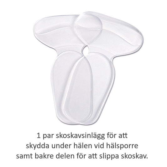 Skoindlæg, hæl (2 stk.), Hælspore
