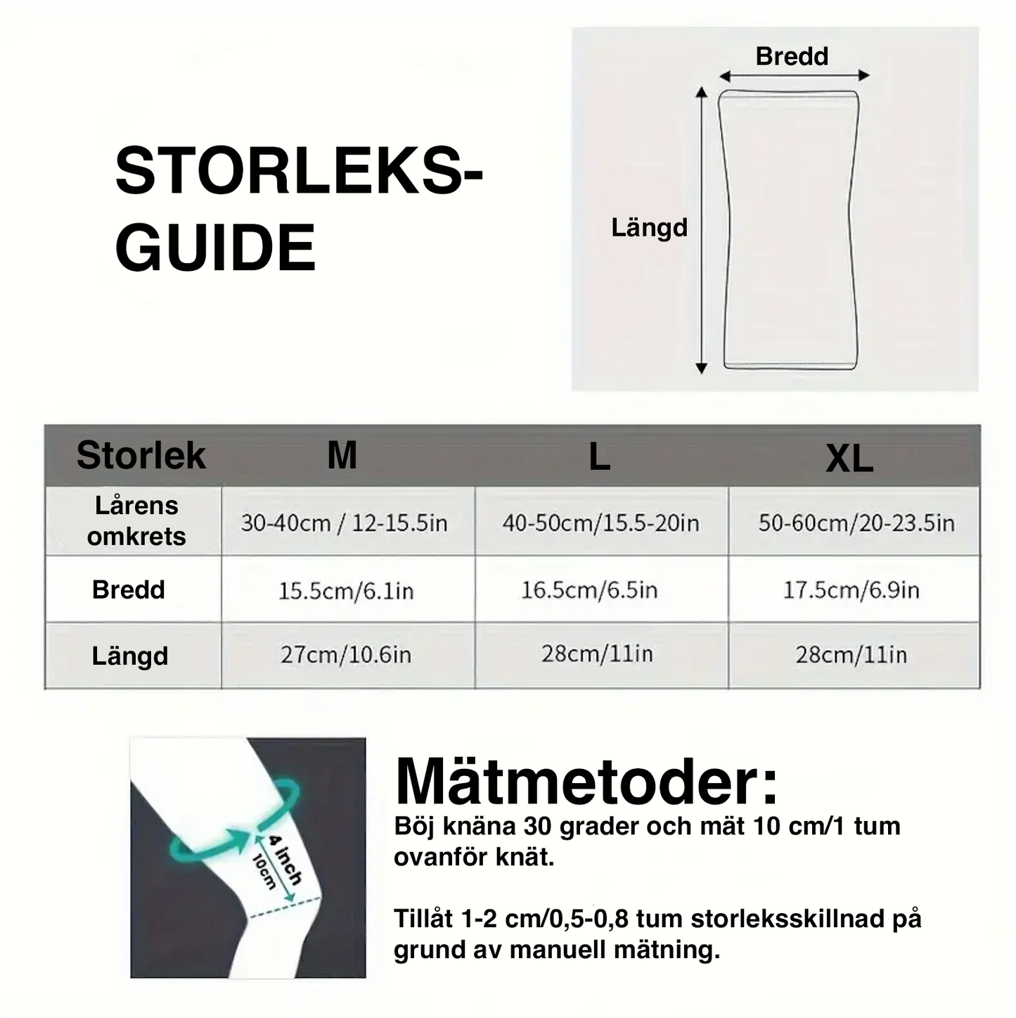 Kompressionsknæstøtte 360