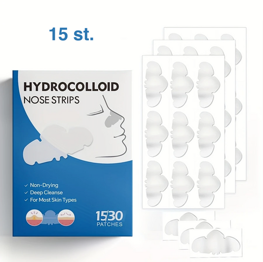 Hudormemaskeplaster – Dybderensende for porer (15 stk.)