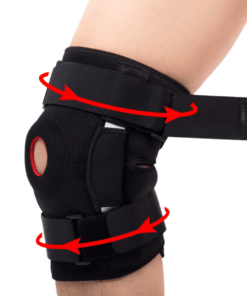 Justerbar patella knaskydd svart