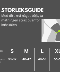 Knastod med kompression storleksguide