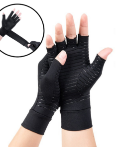 Kompressionshandskar med spannrem