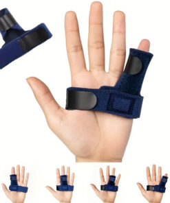 Justerbar fingerskena med aluminiumstöd – stabiliserande stöd för fingrar