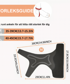 fotledsstod med kompression for stabilitet 4 3